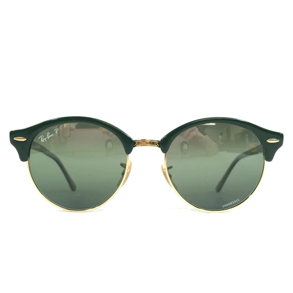Ray-Ban Sunglasses RB4246 1368/G4 Green on Gold Frames w/ Green Chromance Lenses